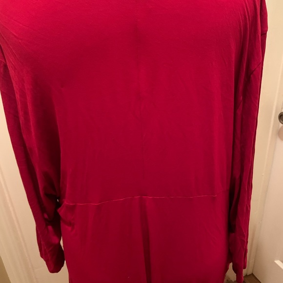 Catherine’s Curvy Collection faux wrap red dress with side ruge & ruffle size 4X - Picture 8 of 8